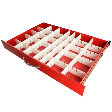 Harloff Premium MDS30 Anesthesia Package, Adjustable Plastic Divider Set, 3 Inch Drawers MD30-DIV3-P2